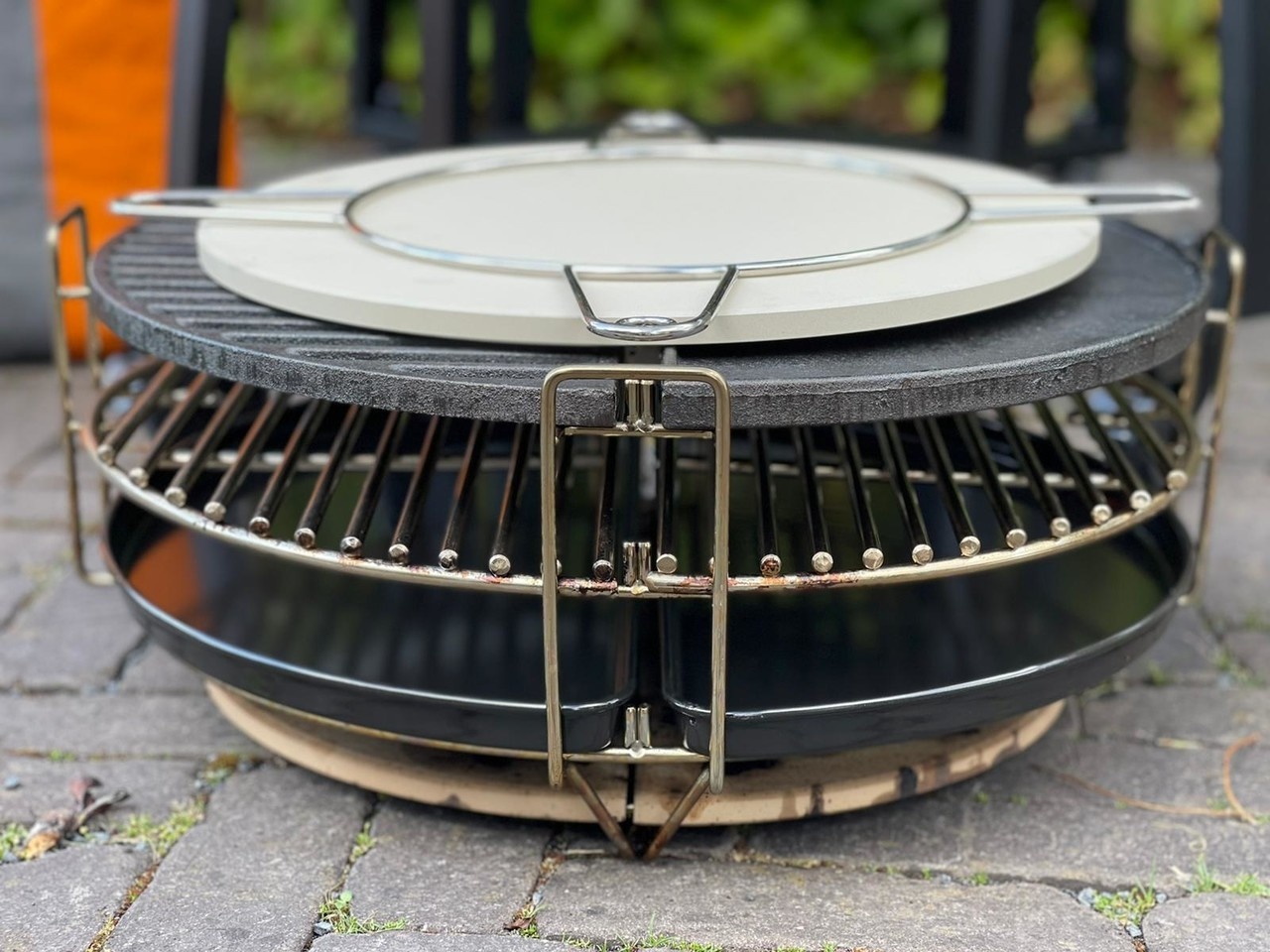 iQ Grills kamado Classic 21 inch Compleet Pirate Black