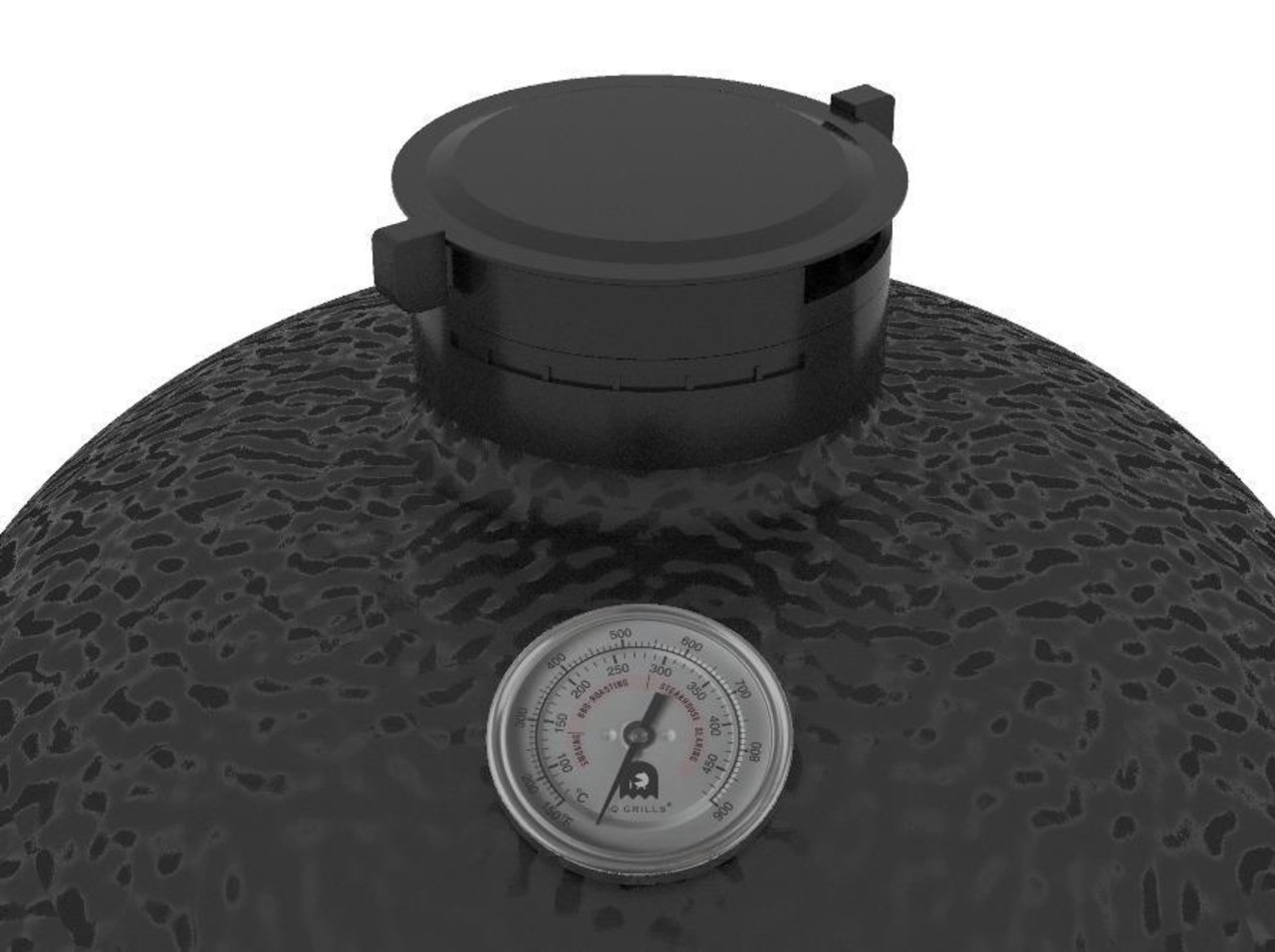 iQ Grills kamado Classic 21 inch Compleet Pirate Black