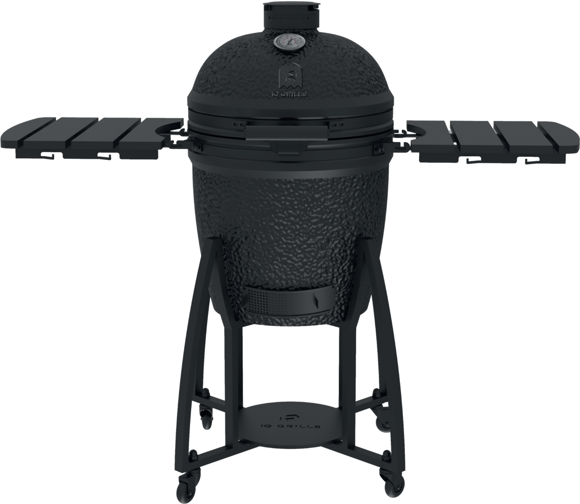 iQ Grills kamado Classic 21 inch Compleet Pirate Black