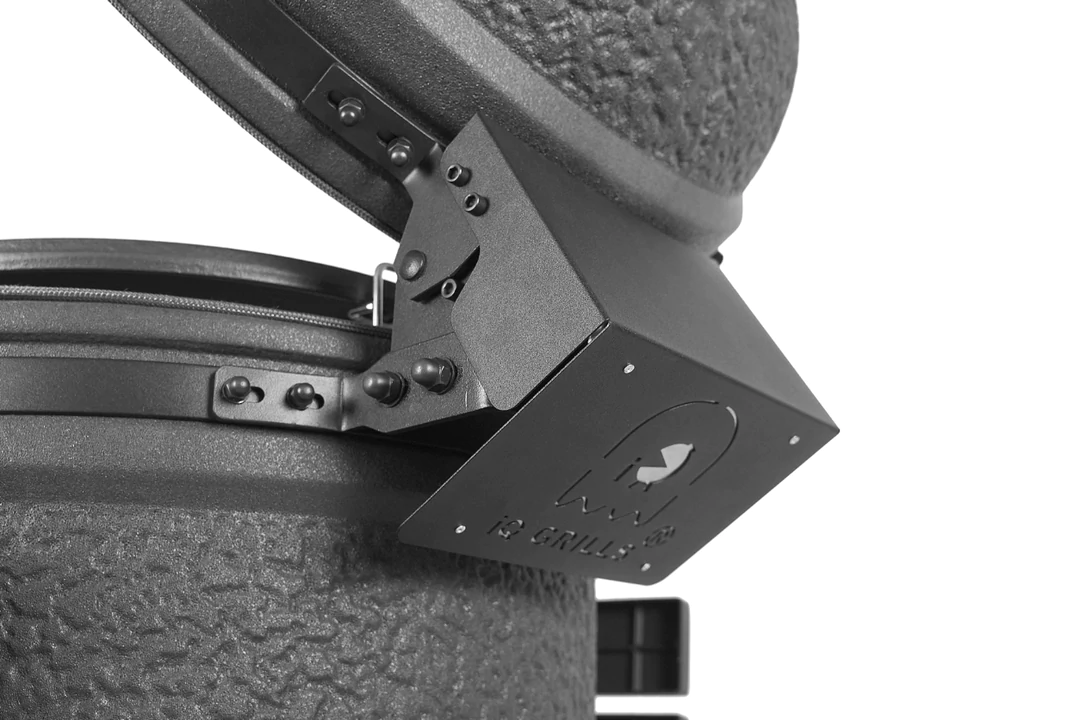 iQ Grills kamado Large 22 inch Compleet Carbon Black