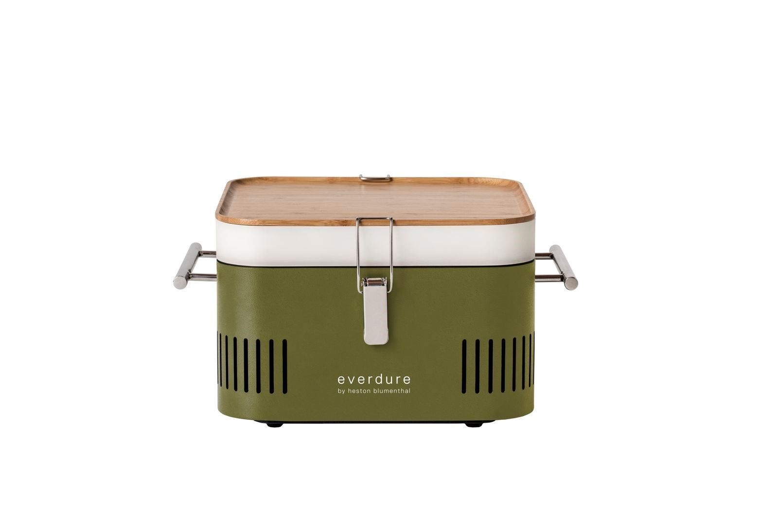 Everdure Cube Houtskool Barbecue Khaki Groen