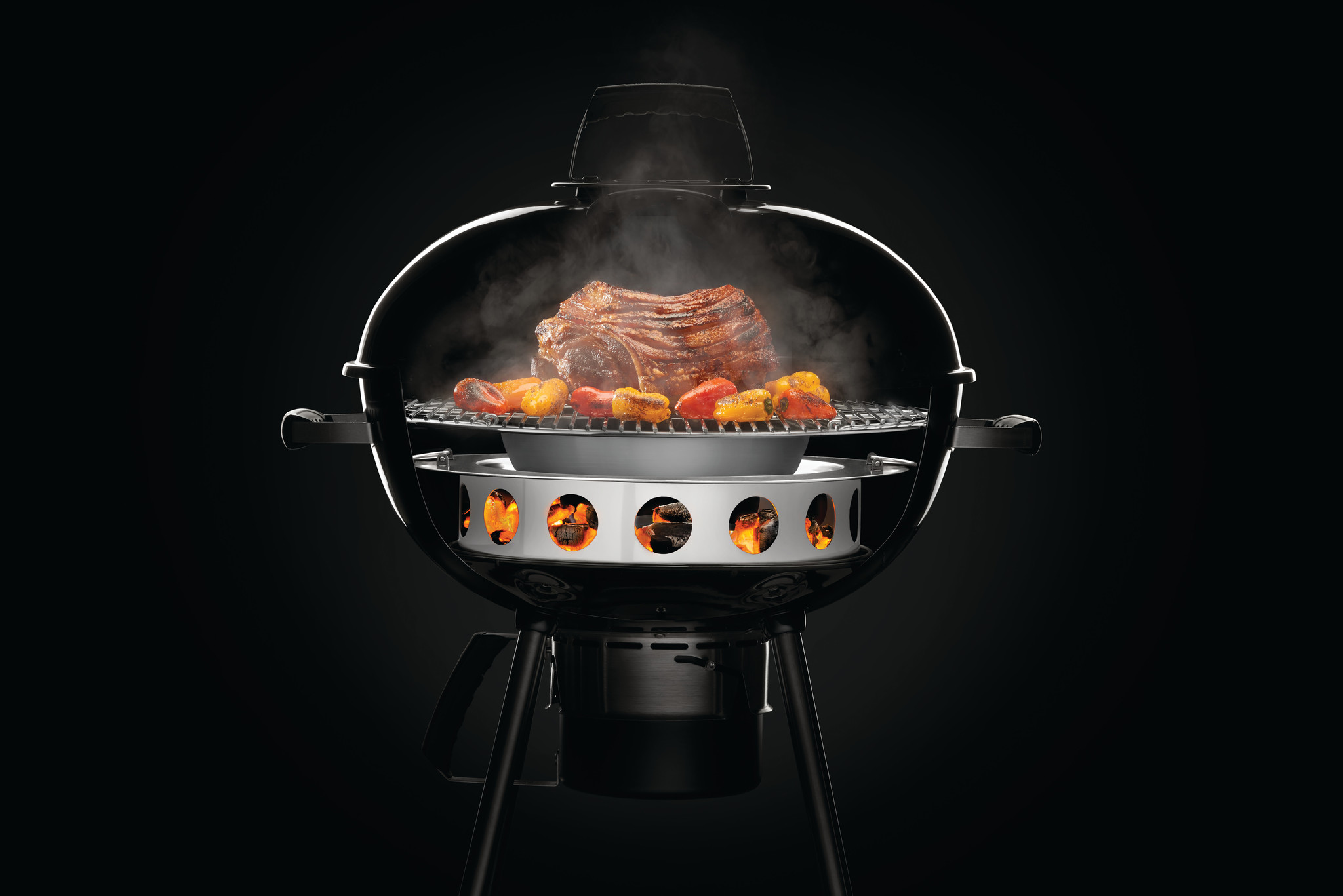 Napoleon Pro Houtskoolbarbecue 57 cm Mat zwart