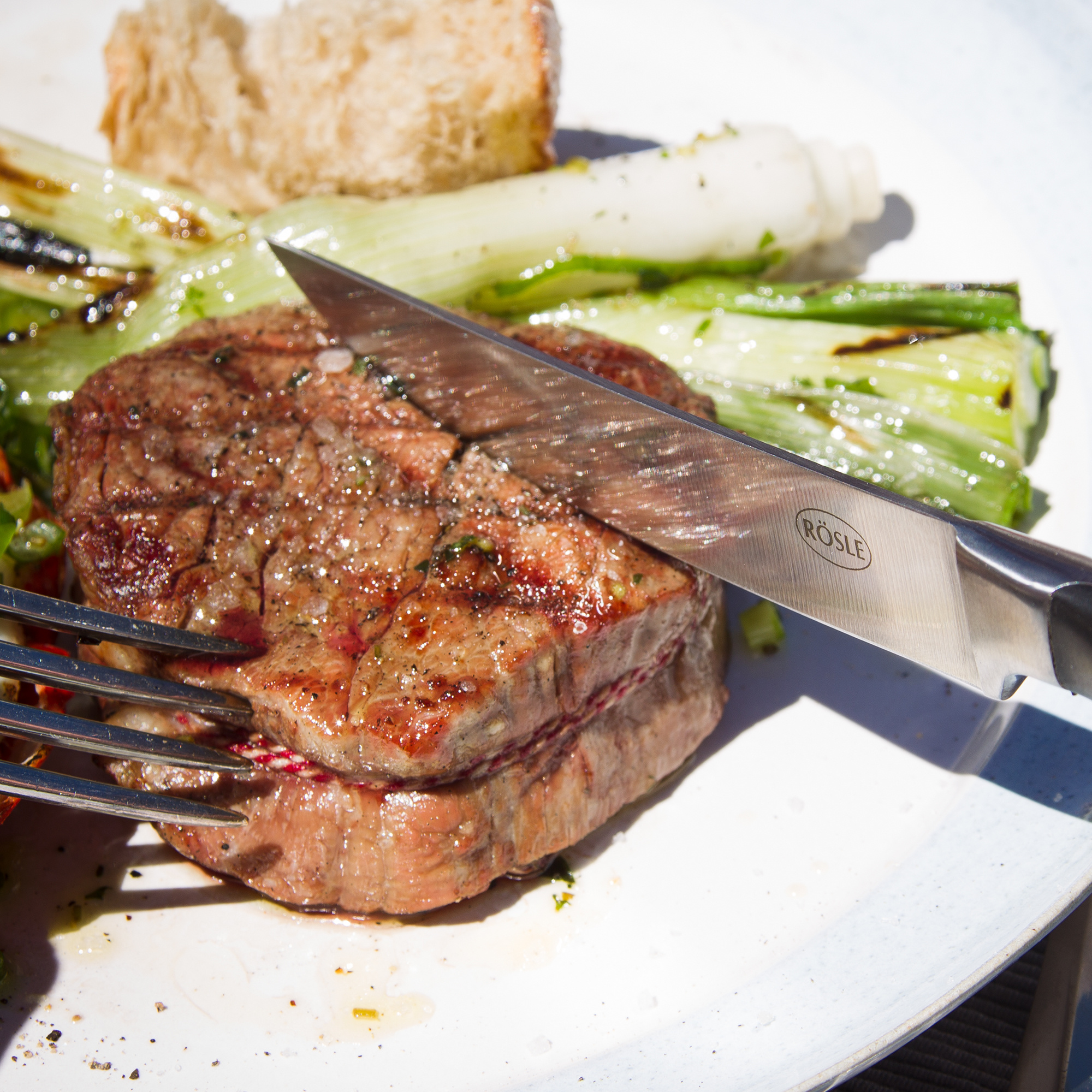 Rösle Steak Bestekset Set van 4 Stuks