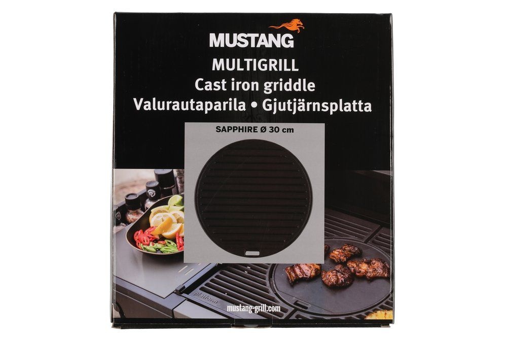 Mustang Gietijzeren grillplaat voor Sapphire Multigrill diam. 30 cm