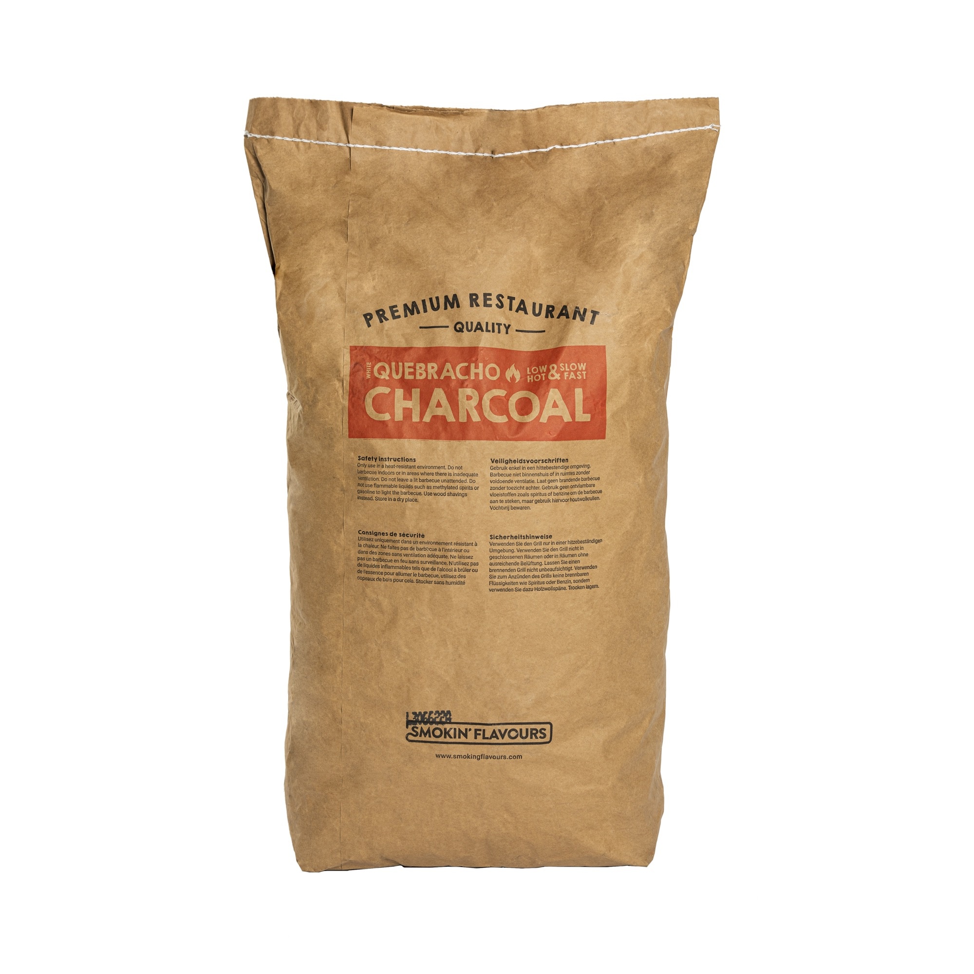 Smokin’ Flavours Quebracho houtskool 10 KG