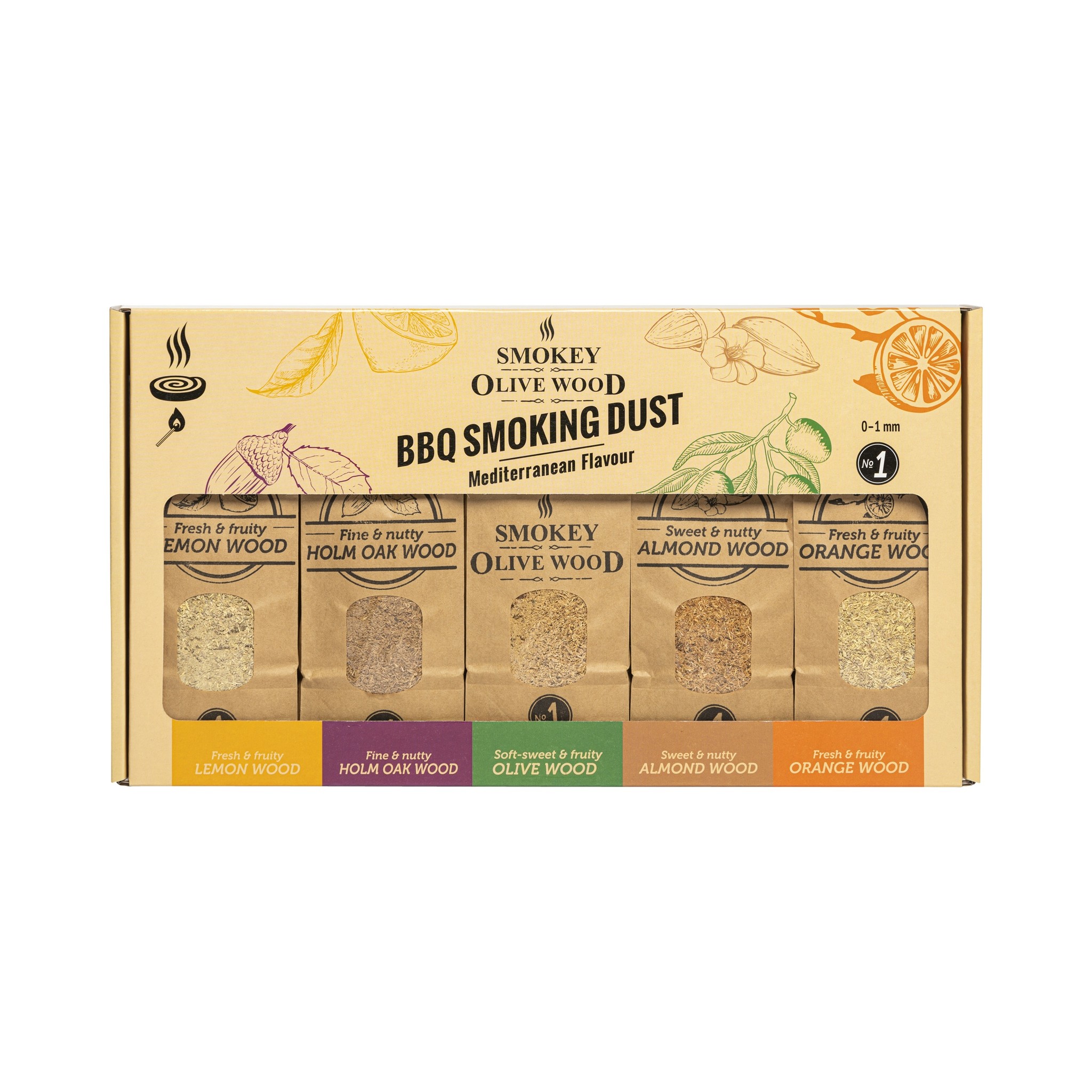 Smokey Olive Wood Gifbox Nº1 5x 300ml