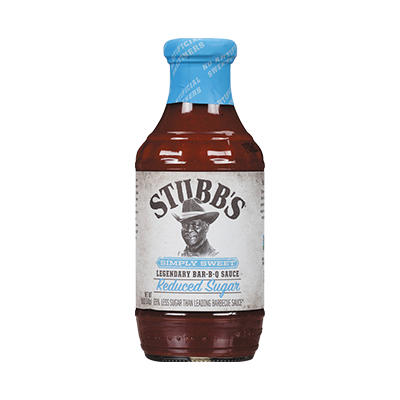 Stubb's Simpley Sweet Reduced BBQ Sauce 450ml