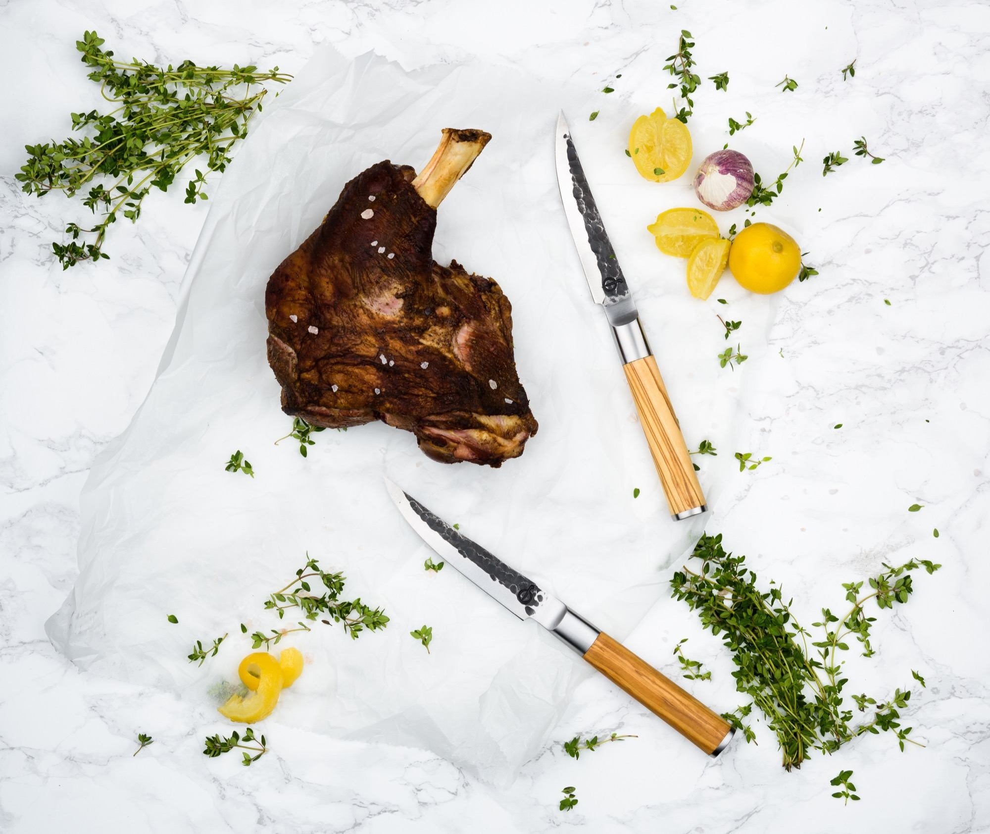 Forged Olive Steakmessen