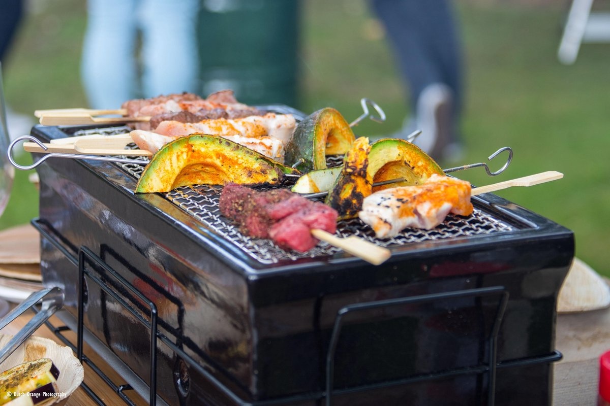 BBQ Flavour Shichirin tafelgrill op houtskool