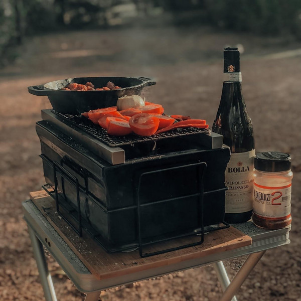 BBQ Flavour Shichirin tafelgrill op houtskool