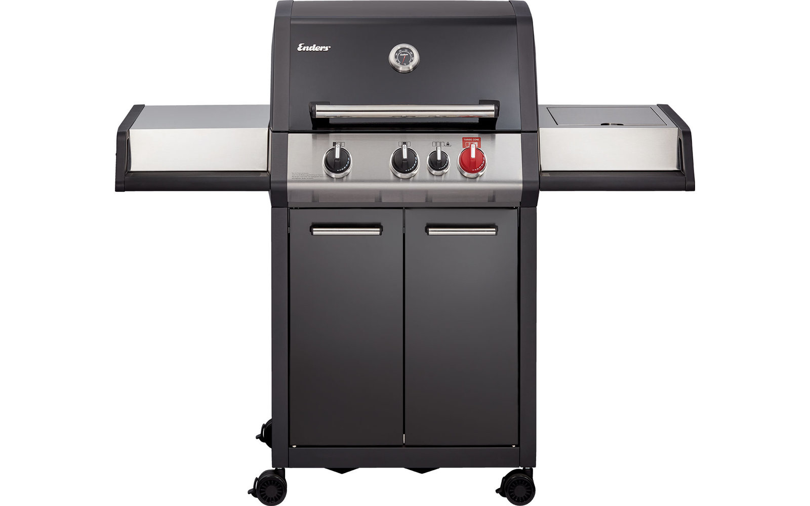 Enders Monroe Pro 3K  Turbo Gas barbecue Zwart