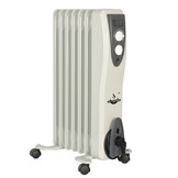 El Fuego elektrische mobiele olieradiator wit - 1500W