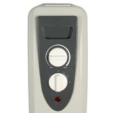 El Fuego elektrische mobiele olieradiator wit - 1500W