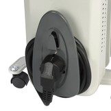 El Fuego elektrische mobiele olieradiator wit - 1500W