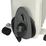 El Fuego elektrische mobiele olieradiator wit - 2500W