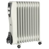 El Fuego elektrische mobiele olieradiator wit - 2500W