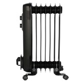 El Fuego elektrische mobiele olieradiator zwart - 1500W