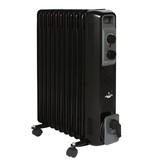 El Fuego elektrische mobiele olieradiator zwart - 2500W
