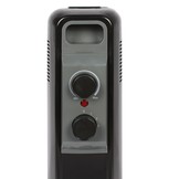 El Fuego elektrische mobiele olieradiator zwart - 2500W