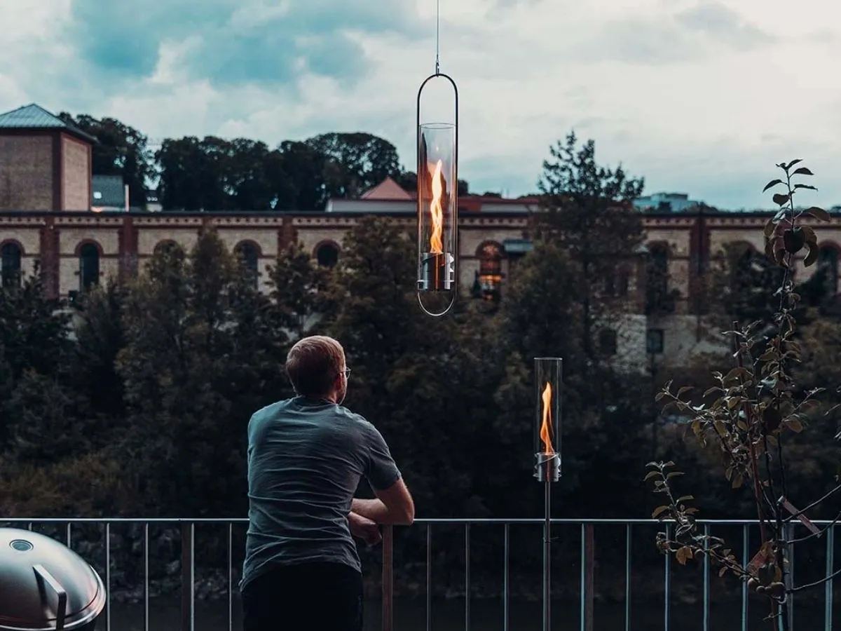 Höfats Spin 120 Sfeer Lantaarn Zilver Hangend