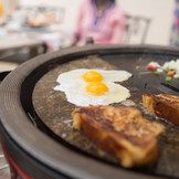 Kamado Joe Soapstone halve maan voor Big Joe