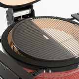 Kamado Joe 2-zijdige grillplaat halve maan voor Classic Joe