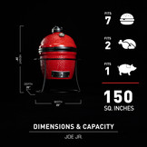 Kamado Joe Joe Junior met onderstel