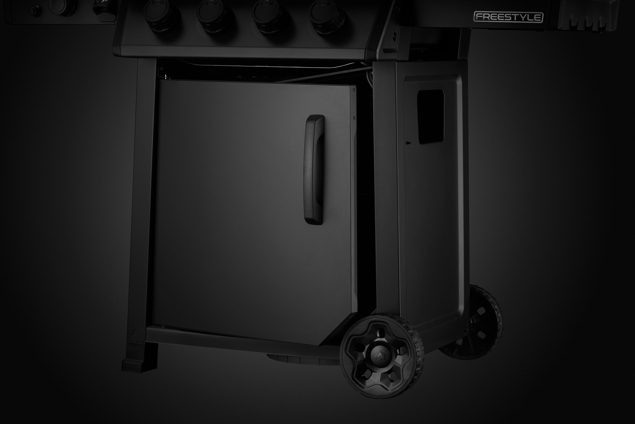 Napoleon Phantom Freestyle 425 DSIB Gasbarbecue Mat Zwart