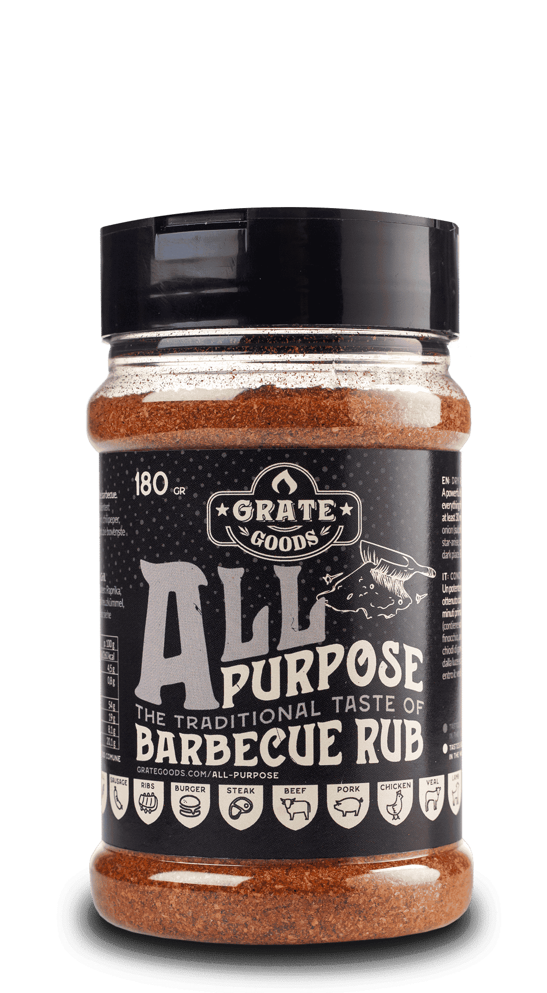 Grate Goods All Purpose Barbecue Rub 180 g