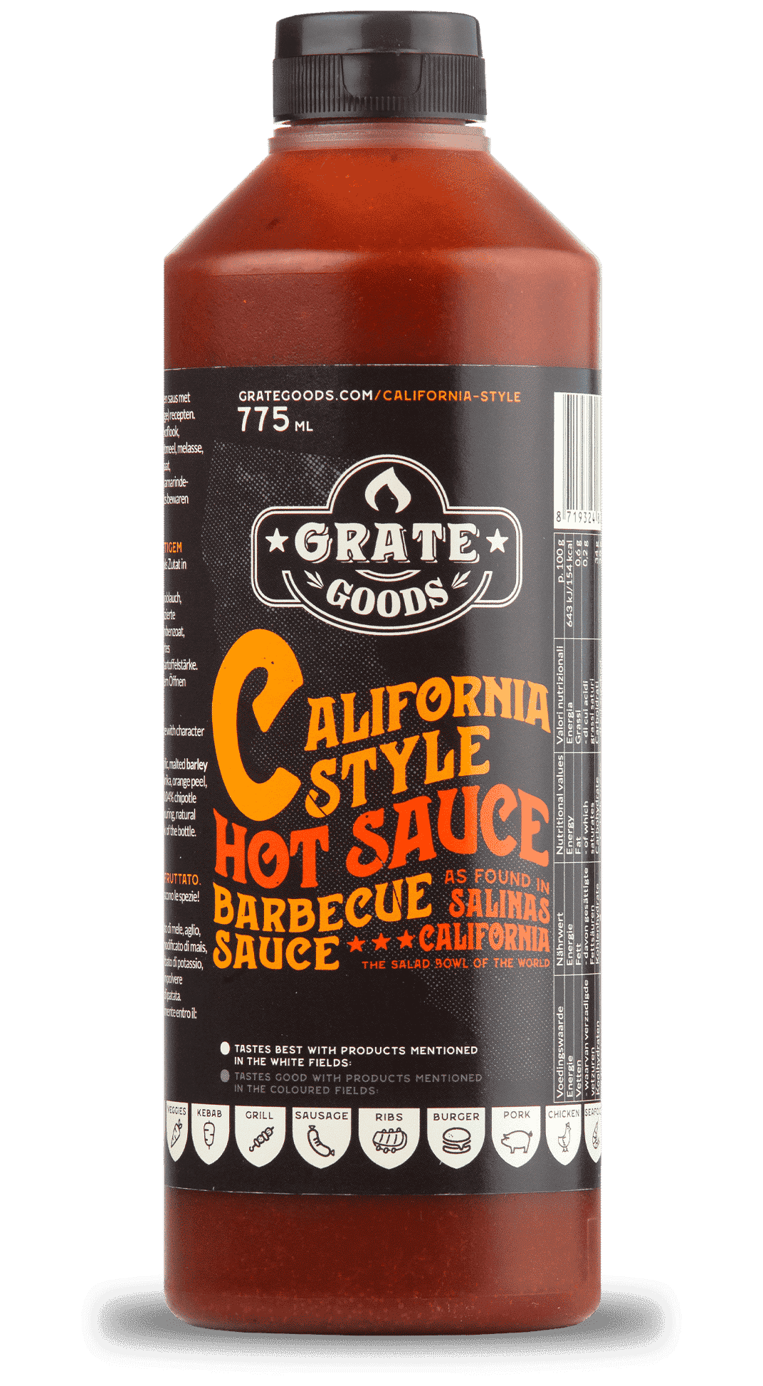 Grate Goods California Hot Barbecue Sauce 775 ml