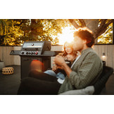 Enders Monroe Pro 4 SIK Turbo Gas Barbecue Mat Zwart