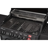 Enders Monroe Pro 4 SIK Turbo Gas Barbecue Mat Zwart