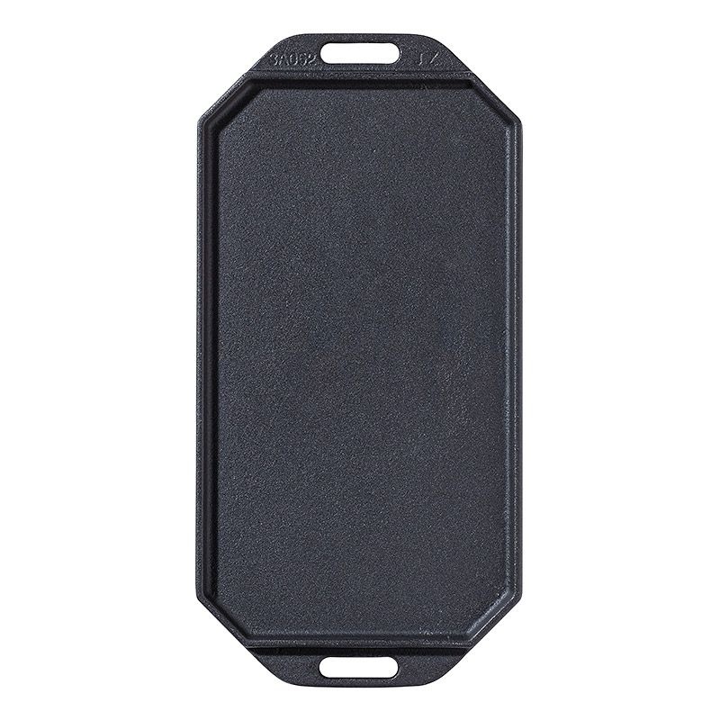 Cozze Gietijzeren pan dubbelzijdig met Bamboe Serveerplank 16,5 cm