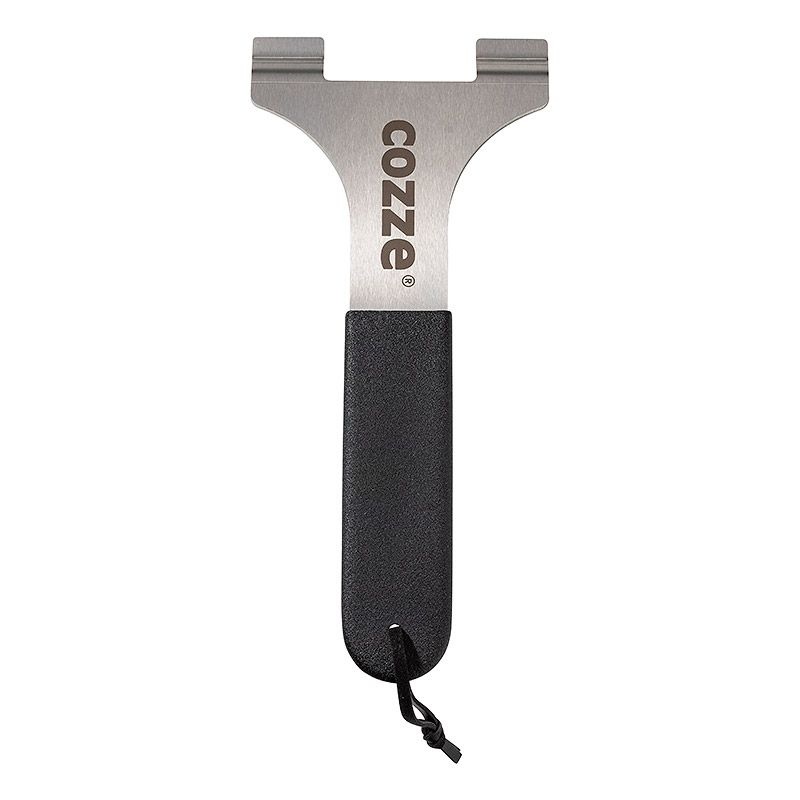 Cozze Gietijzeren pan dubbelzijdig met Bamboe Serveerplank 33 cm