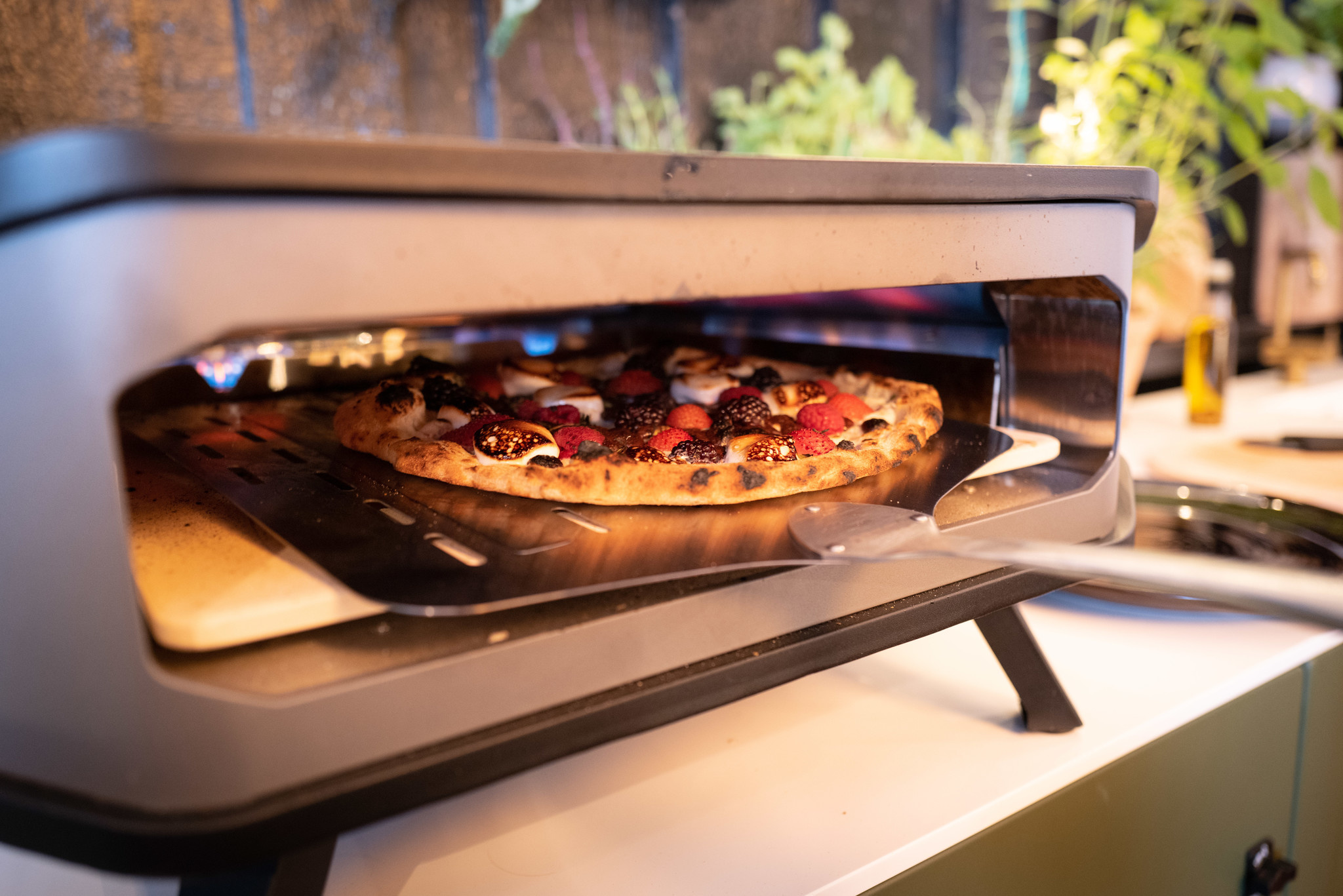 Cozze RVS geperforeerde pizzaschep 13″