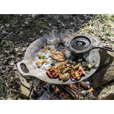 Petromax Gietijzeren Steelpan met deksel 1L