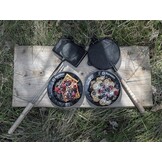 Petromax Gietijzeren Wafelijzer met draaiframe