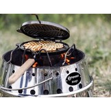 Petromax Gietijzeren Wafelijzer met draaiframe