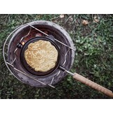 Petromax Gietijzeren Wafelijzer met draaiframe