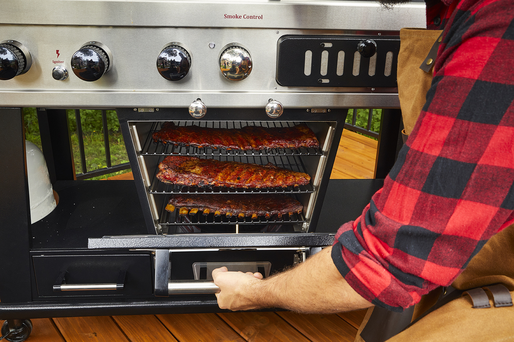 Pit Boss Memphis Combi barbecue met Rookoven