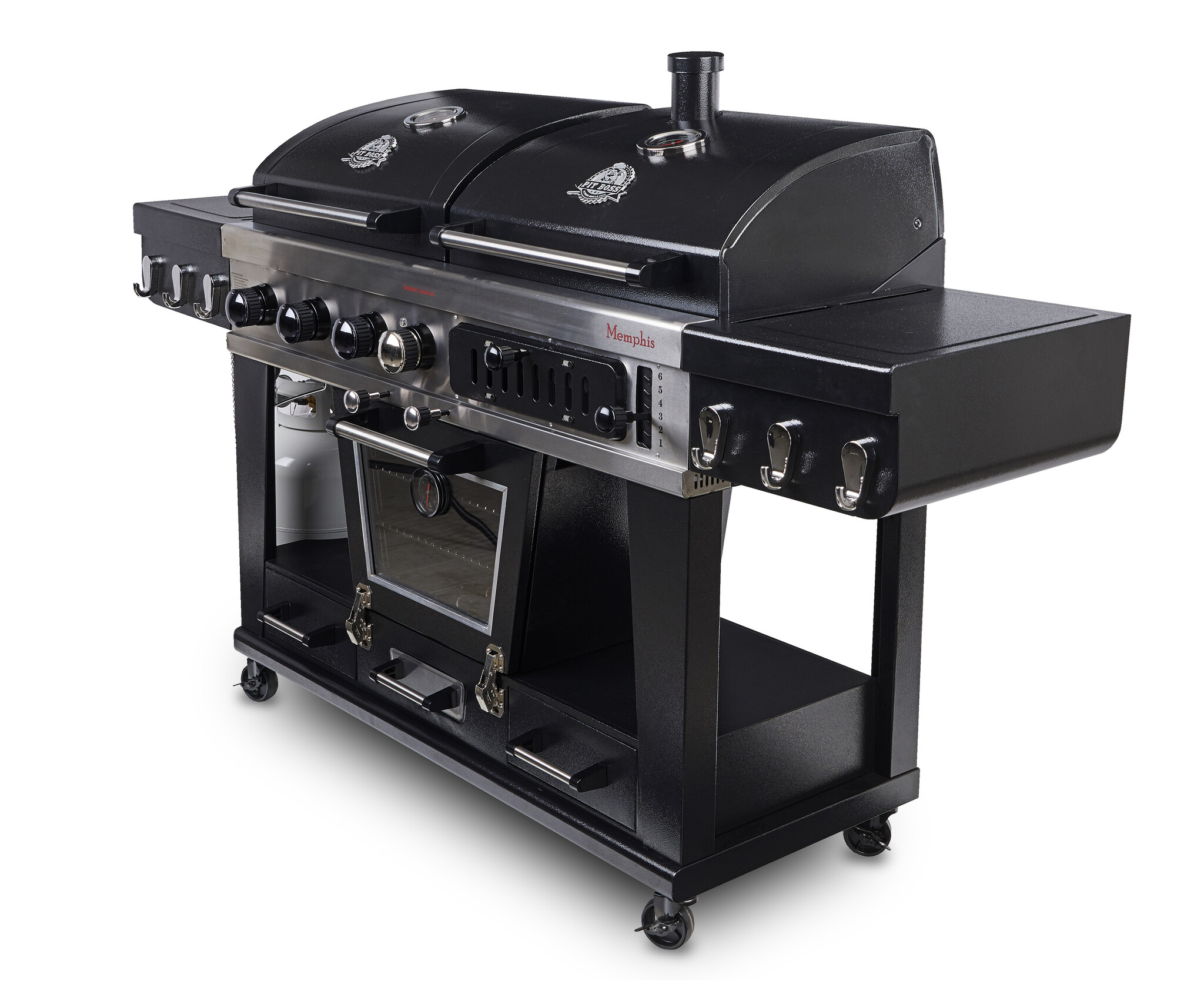 Pit Boss Memphis Combi barbecue met Rookoven