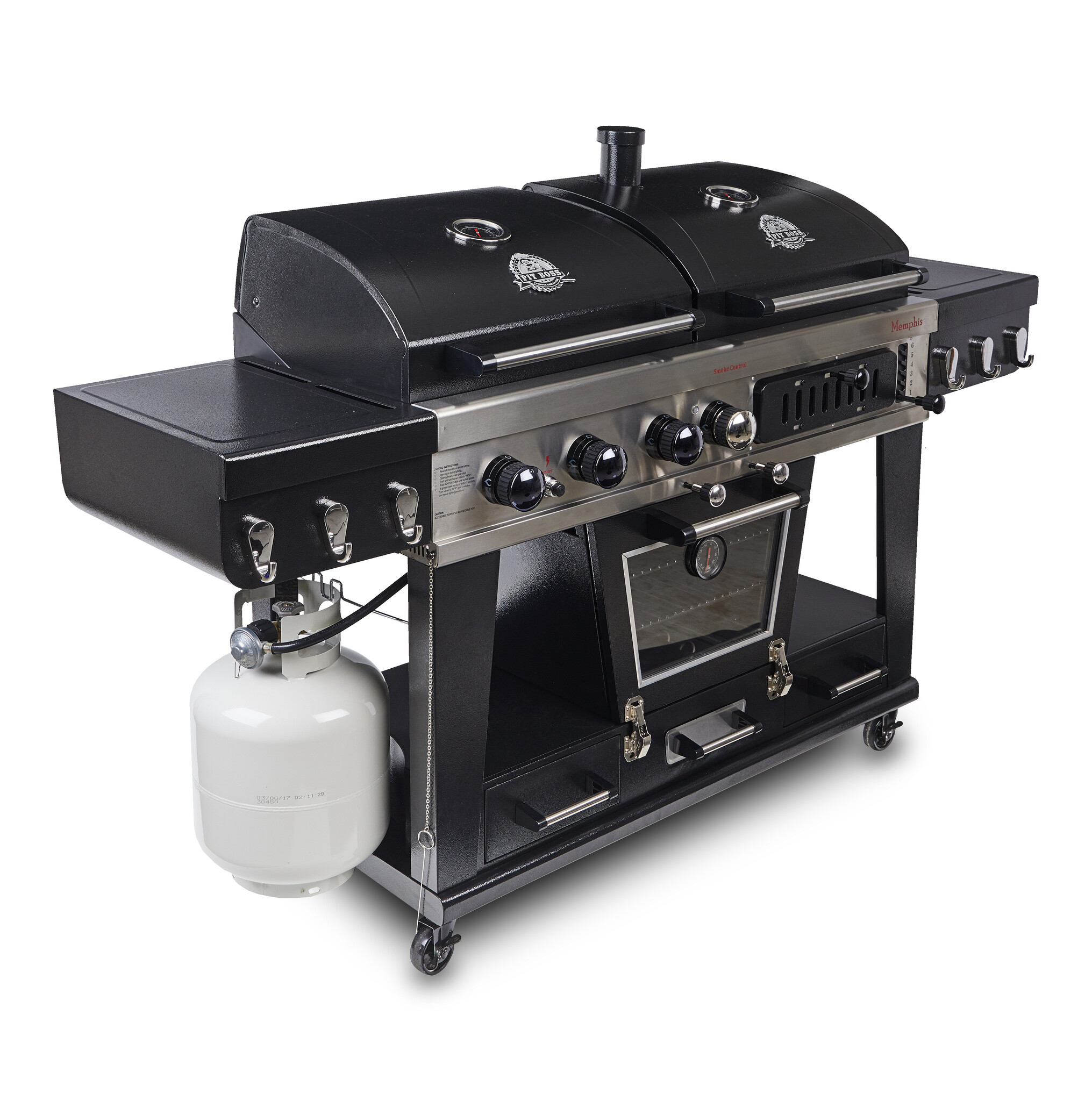 Pit Boss Memphis Combi barbecue met Rookoven