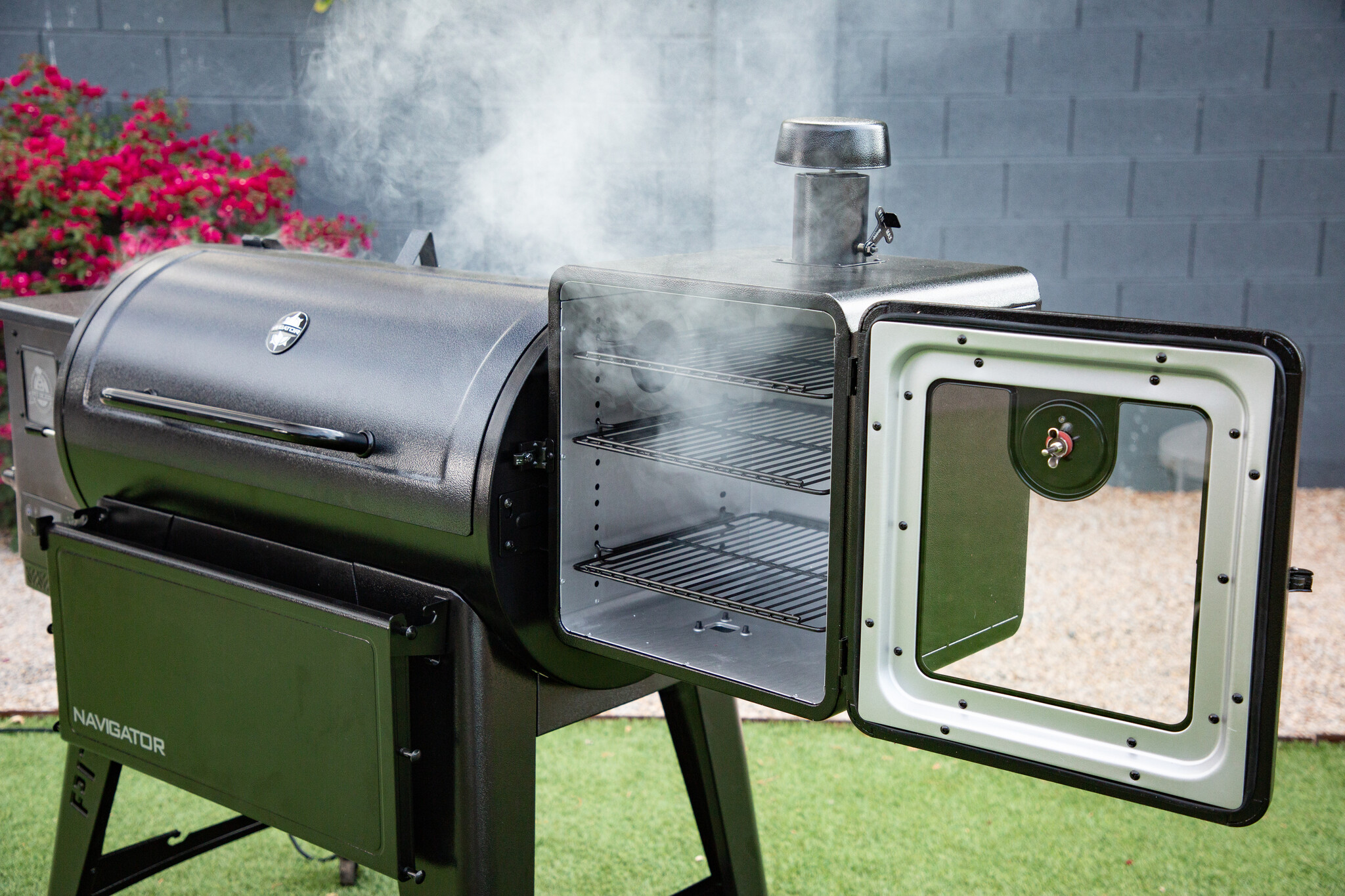 Pit Boss Side Smoker voor Navigator BBQtime.nl