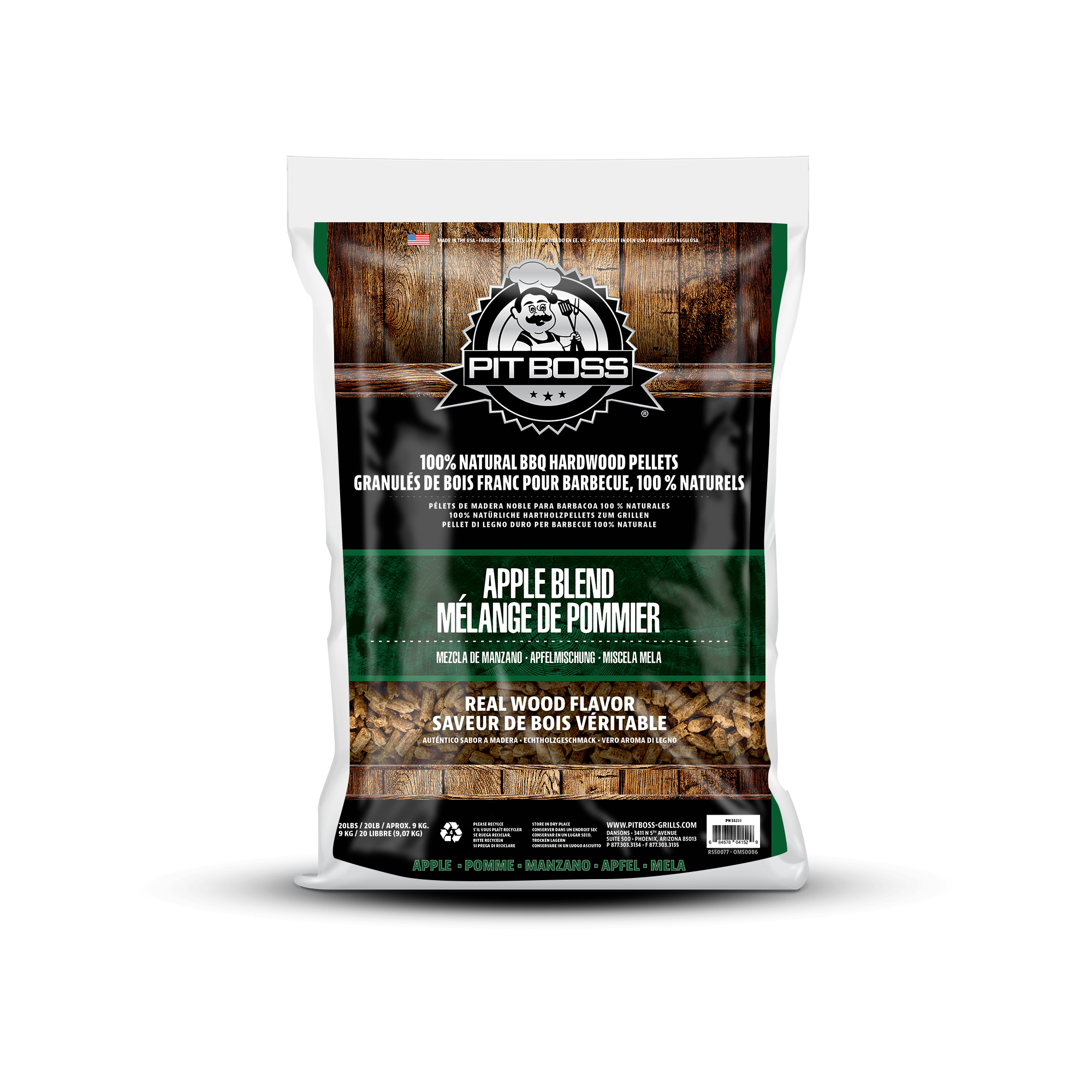 Pit Boss 9 KG Appel Mix Hardhout Pellets