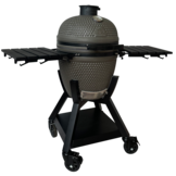 BestCharcoal Kamado Large Grey met Onderstel