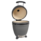 BestCharcoal Kamado Large Grey Solo