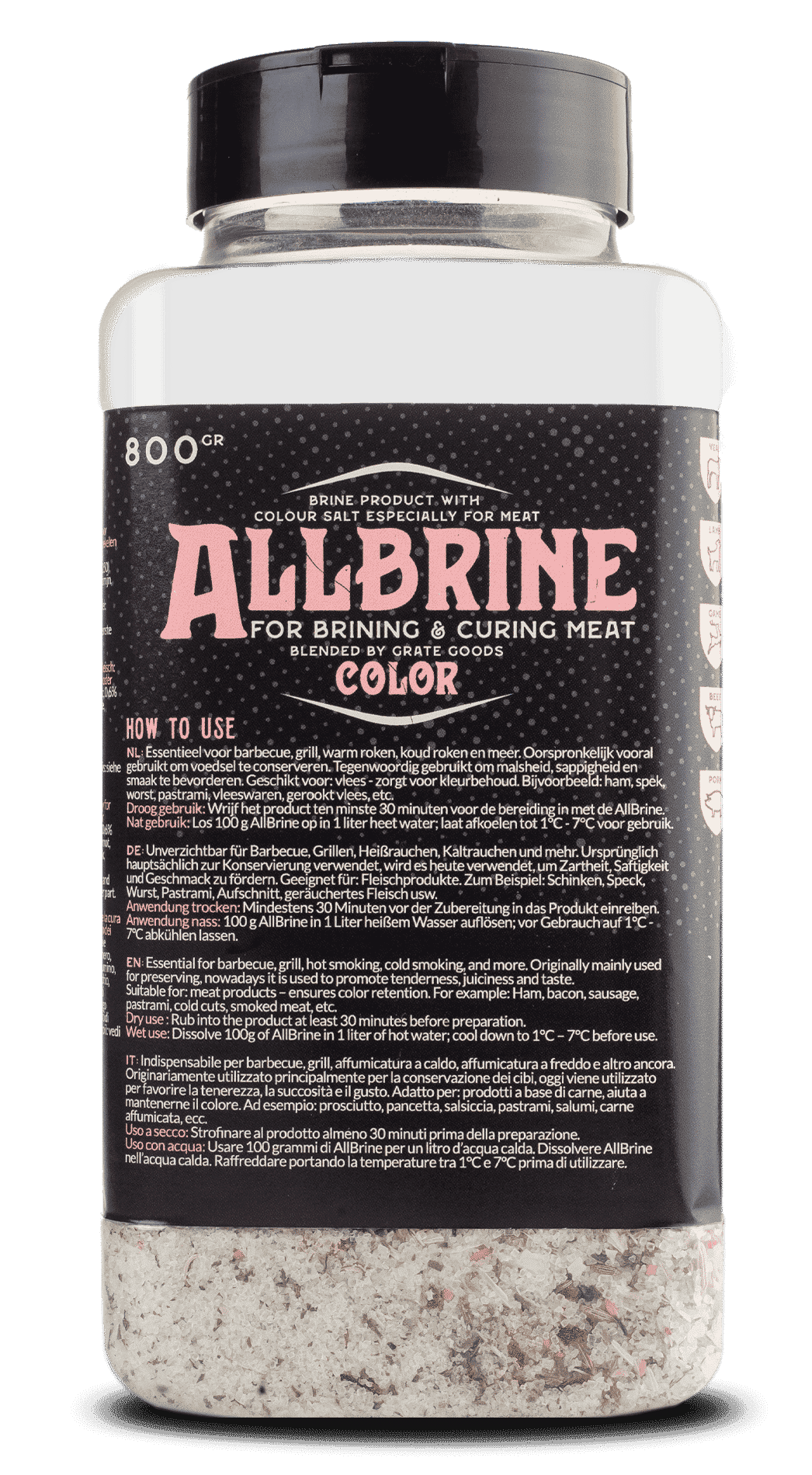 Grate Goods AllBrine Color pekelzout 800 gr