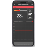 HerQs Connected Digital Dome Thermometer