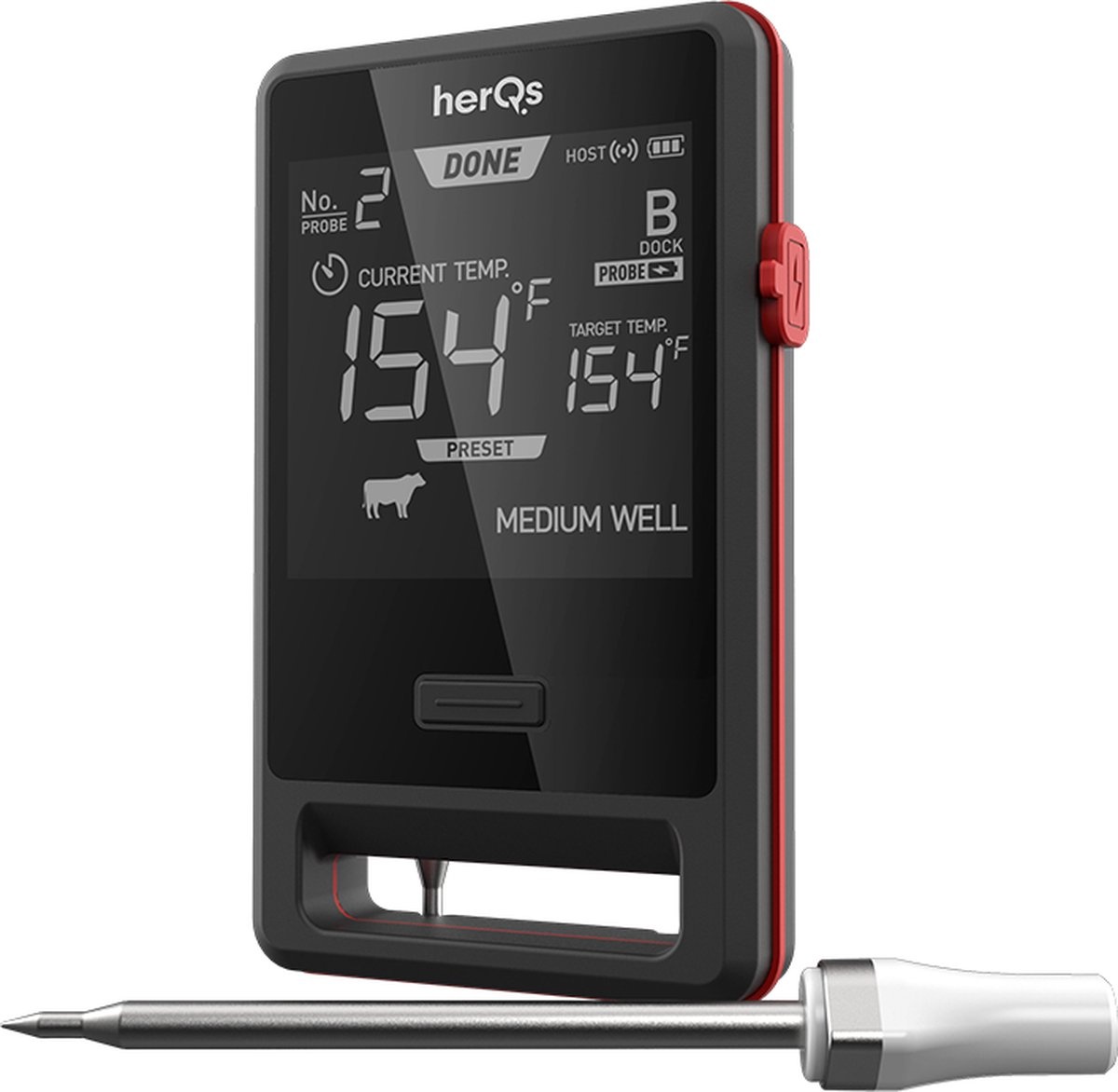 HerQs Pin Pro Bluetooth Thermometer