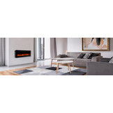 LumberQ In- opbouwsfeerhaard Scott 130 x 46 x 12,5 cm